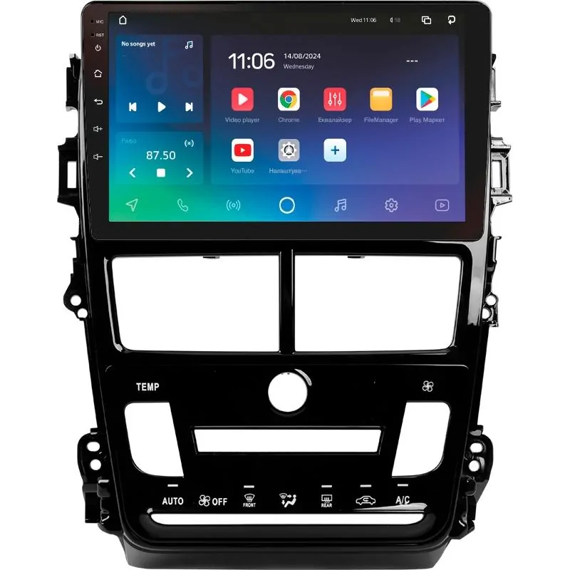 Штатная магнитола Sigma PRO 9432 Android 10 4+32 Gb 4G DSP Toyota Yaris Vios 2017-2020 (F2) 9