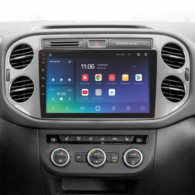 Штатная магнитола Sigma PRO 9432 Android 10 4+32 Gb 4G DSP Volkswagen Tiguan 1 NF 2006-2017 (F2) 9