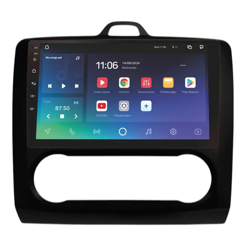 Штатная магнитола Sigma PRO 9432 Android 10 4+32 Gb 4G DSP Ford FOCUS 2004-2014 AT AC Black 9