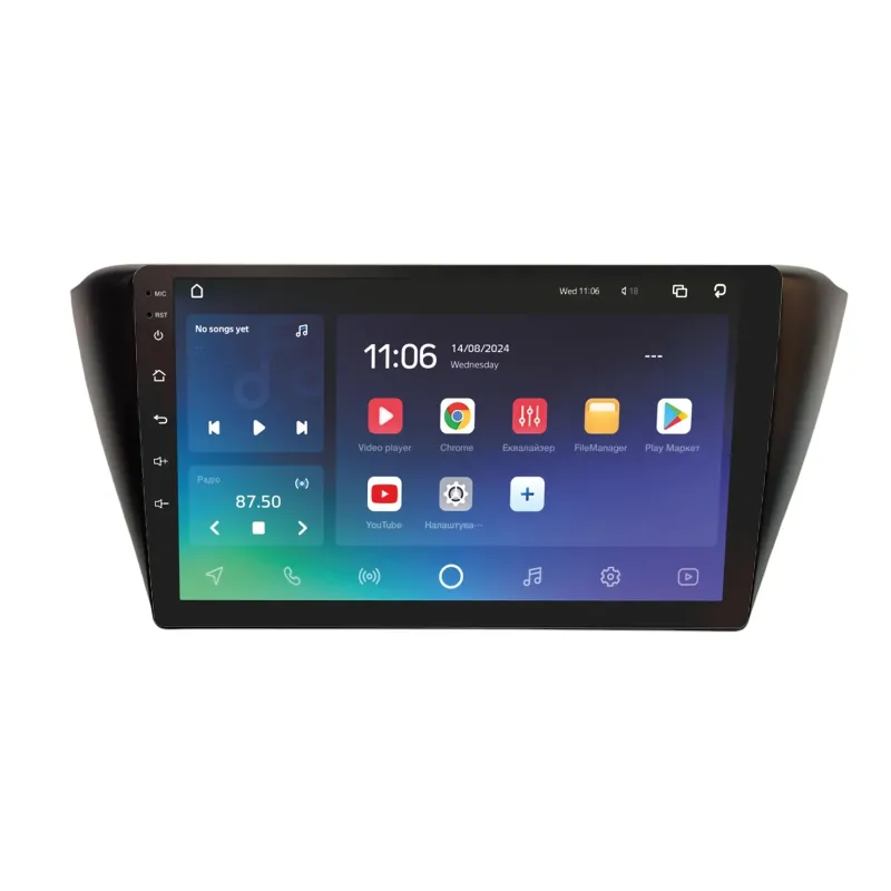 Штатная магнитола Sigma PRO 9432 Android 10 4+32 Gb 4G DSP Skoda FABIA RAPID 2014-2018 9