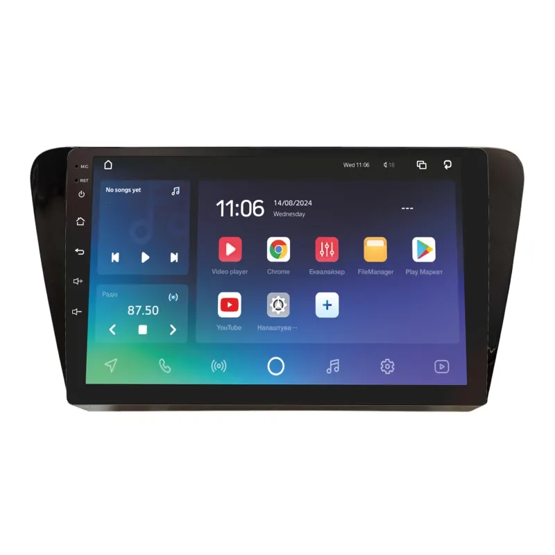 Штатная магнитола Sigma PRO 10432 Android 10 4+32 Gb 4G DSP Skoda RAPID 2013-2017 10