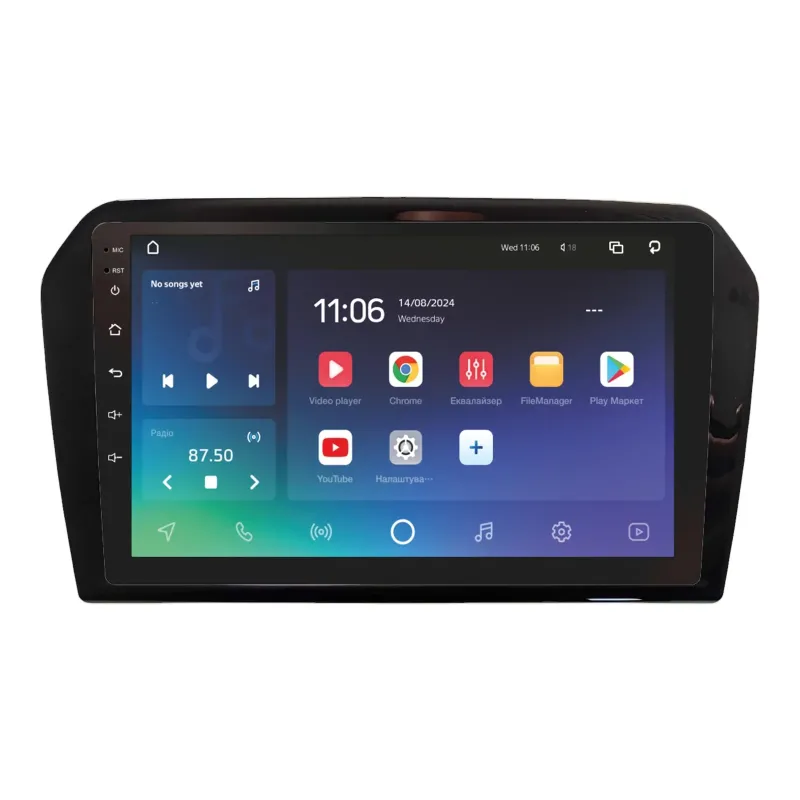 Штатная магнитола Sigma PRO 9432 Android 10 4+32 Gb 4G DSP Volkswagen JETTA 2013-2017 UV Black 9