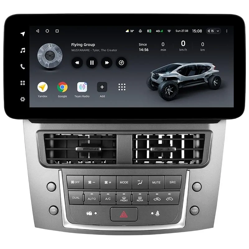 Штатная магнитола с круговым обзором Teyes CC3 6+128 Gb 360 Lexus IS F 200D 220D 250 250C 300 350 350C 2 XE20 2005-2013 12.3