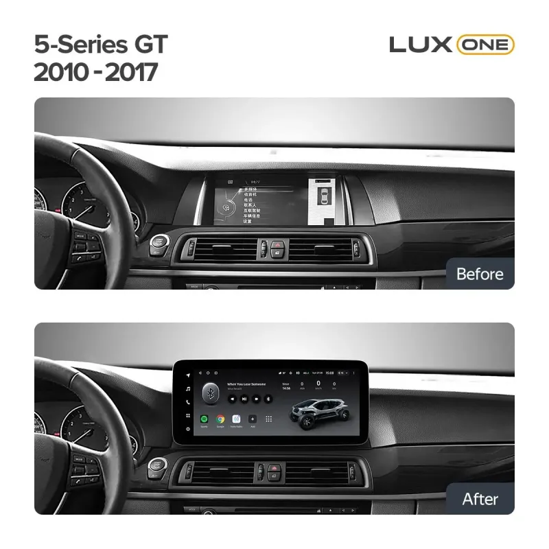 Штатная магнитола с круговым обзором Teyes CC3 6+128 Gb 360 BMW 5-Series Gran Turismo F07 (NBT) 2013-2017 12.3