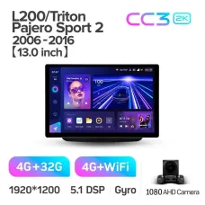 Штатная магнитола Teyes CC3 4+32 Gb Mitsubishi Pajero Sport 2 L200 Triton 2008-2016 (CAN BUS) 13
