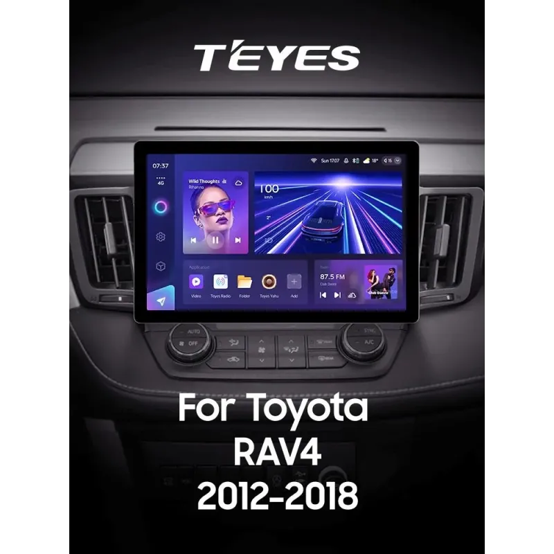 Штатная магнитола Teyes CC3 6+128 Gb Toyota RAV4 4 XA40 5 XA50 2012-2018 11