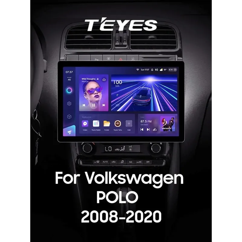 Штатная магнитола Teyes CC3 6+128 Gb Volkswagen POLO 5 (F1) 2008-2020 13