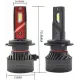 LED лампа Sigma X3 45W H7 CSP (кулер)