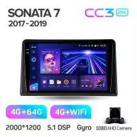 Штатная магнитола Teyes CC3 4+64 Gb Hyundai Sonata 7 LF 2017-2019 9