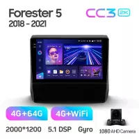 Штатная магнитола Teyes CC3 4+64 Gb Subaru Forester 5 2018-2023 9