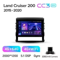Штатная магнитола Teyes CC3 4+64 Gb Toyota Land Cruiser 200 11 2015-2020 9