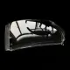 Стекло фары Land Rover Range Rover Vogue L322 (2005-2009) lift (left)