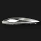 Стекло фары Porsche Panamera 970 (2009-2013) prelift (right) black (grey)