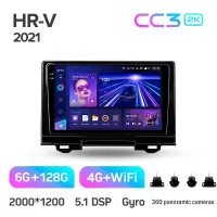 Штатная магнитола Teyes CC3 6+128 Gb с круговым обзором 360 Honda HR-V RV RZ 2021 9