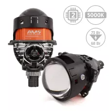 Автомобільні лінзи світлодіодні AMS Ultimate U13 5000K Matt Glass 3.0 F/R