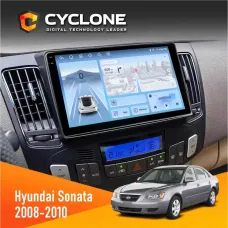 Штатна магнітола Hyundai Sonata 2008-2010 Climate CYCLONE C9-012 4X64 DSP 4G
