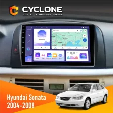 Штатна магнітола Hyundai Sonata (NF) 2004-2008 CYCLONE C9-011 4X64, DSP
