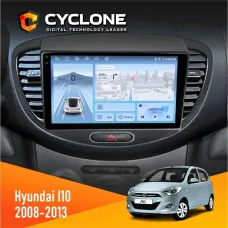 Штатна магнітола Hyundai I10 2008-2013 CYCLONE C9-012 4X64 DSP 4G