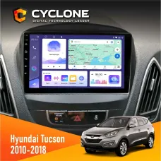 Штатна магнітола Hyundai Tucson 2010-2018 CYCLONE C9-011 4X64, DSP