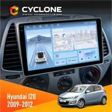 Штатна магнітола Hyundai I20 2009-2012 CYCLONE C9-012 4X64 DSP 4G