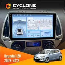 Штатна магнітола Hyundai I20 2009-2012 Climate CYCLONE C9-012 4X64 DSP 4G