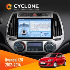 Штатна магнітола Hyundai I20 2012-2014 CYCLONE C9-012 4X64 DSP 4G