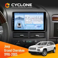 Штатна магнітола Jeep Grand Cheroke 1998-2005 CYCLONE C9-012 4X64 DSP 4G