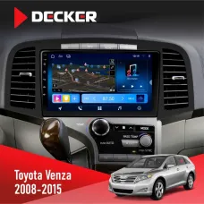 Штатна магнітола Toyota Venza 2008-2015 DECKER D9-008 8X128 DSP 4G