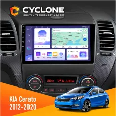 Штатна магнітола KIA Cerato 2012-2020 CYCLONE C9-011 4X64, DSP