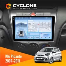 Штатна магнітола KIA Picanto 2007-2011 CYCLONE C9-012 4X64 DSP 4G