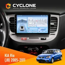 Штатна магнітола KIA Rio (JB) 2005-2011 CYCLONE C9-012 4X64 DSP 4G