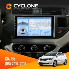 Штатна магнітола KIA Rio 2015-2017 CYCLONE C9-012 4X64 DSP 4G