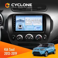 Штатна магнітола KIA Soul 2013-2019 Conditioner CYCLONE C9-012 4X64 DSP 4G