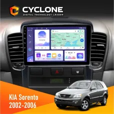Штатна магнітола KIA Sorento (BL) 2002-2006 CYCLONE C9-011 4X64, DSP