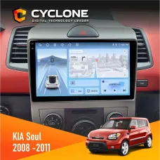 Штатна магнітола KIA Soul AM 2008-2011 CYCLONE C9-012 4X64 DSP 4G