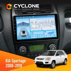 Штатна магнітола KIA Sportage 2008-2010 Climate CYCLONE C9-012 4X64 DSP 4G