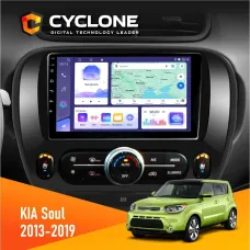 Штатна магнітола KIA Soul 2013-2019 CYCLONE C9-011 4X64, DSP
