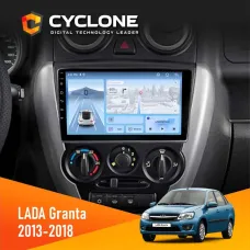 Штатна магнітола Lada Granta 2013-2018 CYCLONE C9-012 4X64 DSP 4G