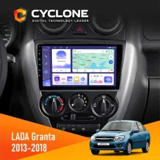 Штатна магнітола Lada Granta 2013-2018 CYCLONE C9-011 4X64, DSP