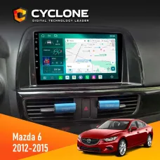 Штатна магнітола Mazda 6 2012-2015 CYCLONE C9-013 4X64 DSP 4G