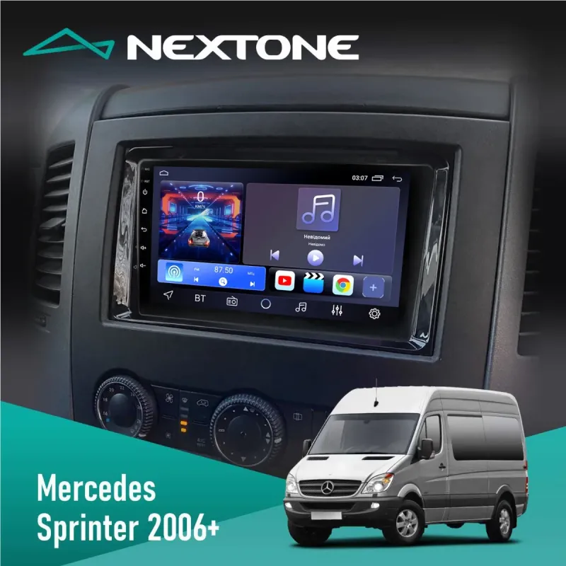 Штатна магнітола Mercedes-Benz Sprinter (W906) 2006+ CYCLONE C9 CPL 2X32