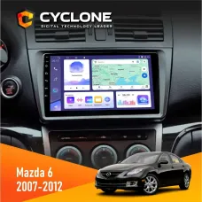 Штатна магнітола Mazda 6 GH 2007-2012 CYCLONE C9-011 4X64, DSP