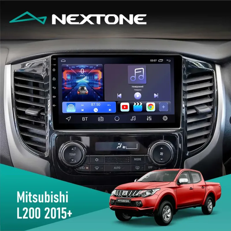 Штатна магнітола Mitsubishi L200 2015+ Climate CYCLONE C9 CPL 2X32