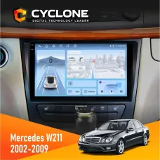 Штатна магнітола Mercedes-Benz E-Class (W211) 2002-2009 CYCLONE C9-012 4X64 DSP 4G