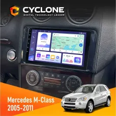 Штатна магнітола Mercedes-Benz ML-Class (W164) 2005-2011 AMP CYCLONE C9-011 4X64, DSP