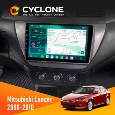 Штатна магнітола Mitsubishi Lancer 9 2000-2010 CYCLONE C9-013 4X64 DSP 4G
