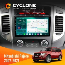 Штатна магнітола Mitsubishi Pajero 2007-2021 AMP Rockford CYCLONE C9-013 4X64 DSP 4G