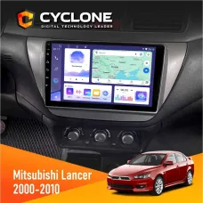 Штатна магнітола Mitsubishi Lancer 9 2000-2010 CYCLONE C9-011 4X64, DSP