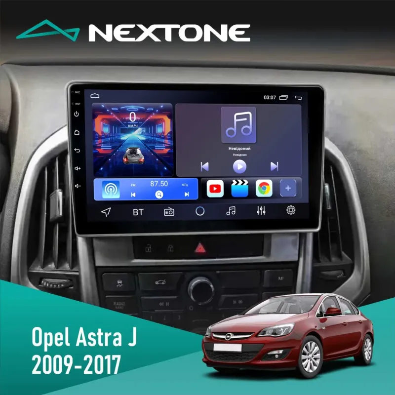Штатна магнітола Opel Astra j 2009-2017 CYCLONE C9 CPL 2X32