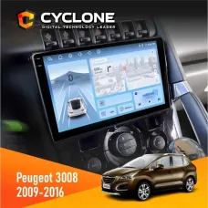 Штатна магнітола Peugeot (3008) 2009-2016 Climate CYCLONE C9-012 4X64 DSP 4G